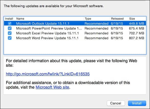 Download office 2016 for mac updates