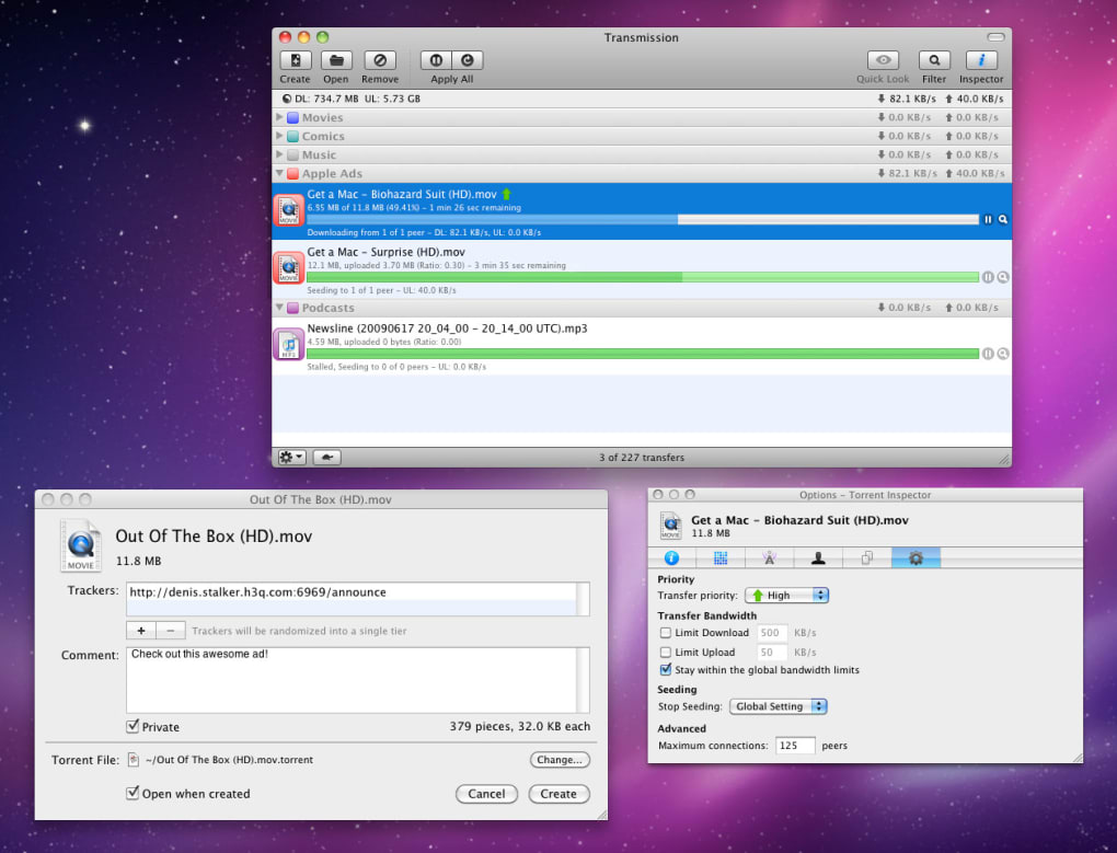 What torrent program can i use.with mac os 10.7.5 to 10.8