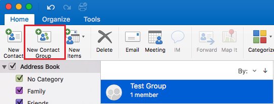 How To Create Email Group In Outlook For Mac